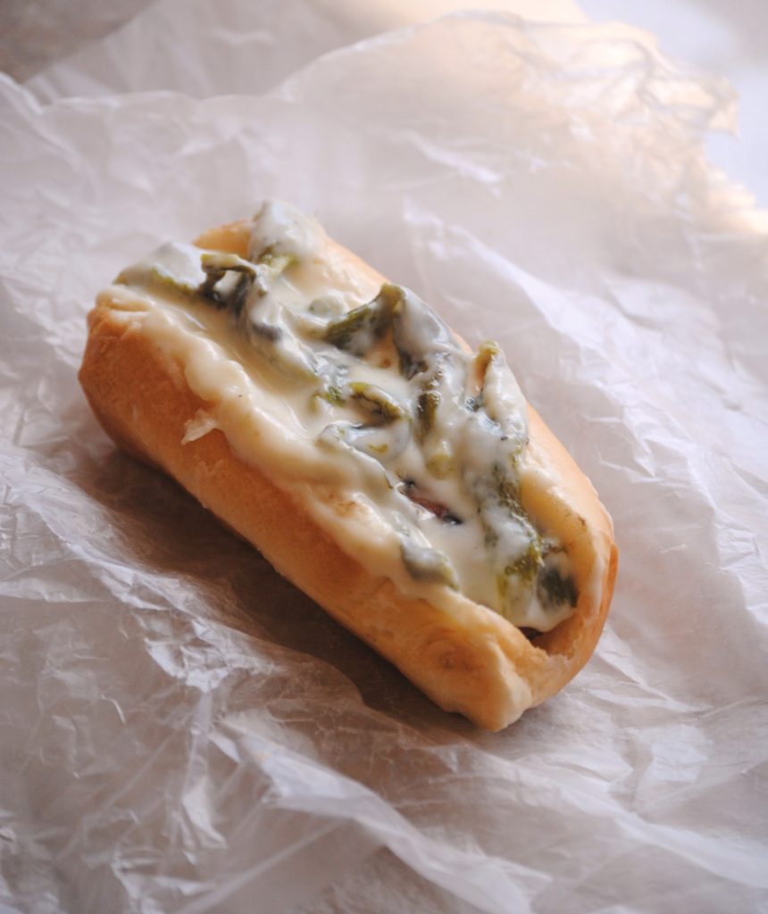 rajas con queso hot dog 010