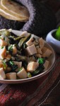 Rick Bayless's Creamy Chicken and Greens with Roasted Poblano and Caramelized Onion 008