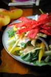 jicama tortilla salad with peach dressing 034~1