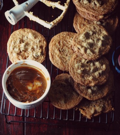 dulce de leche chocolate chip cookies, chocolate chip cookiesss