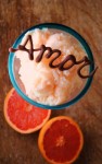 grapefruit granita, ruby red grapefruit,