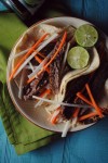 fajita tacos, ponzu