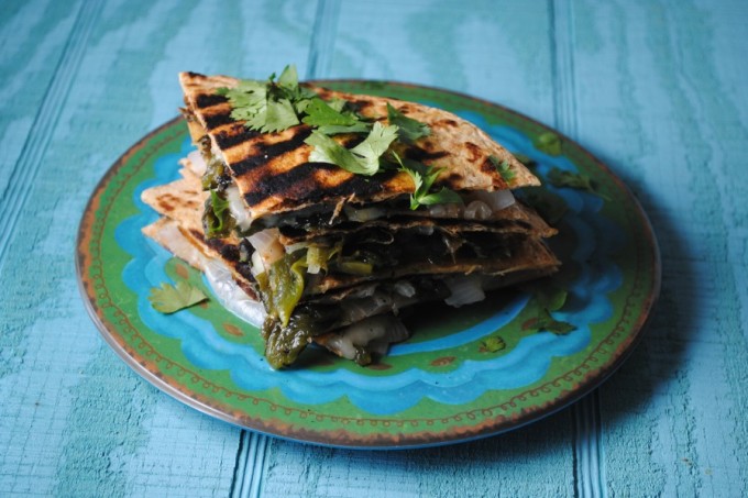 Poblano Quesadillas from sweetlifebake.com