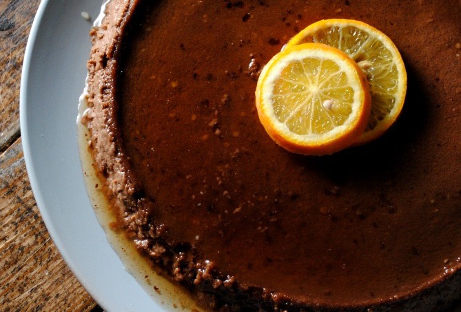 Chocolate-Orange Flan recipe from sweetlifebake.com