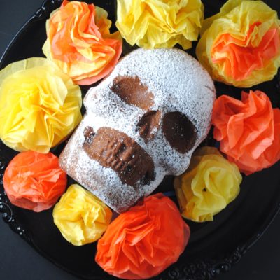 Dia de Los Muertos – Chocolate Skull Cake