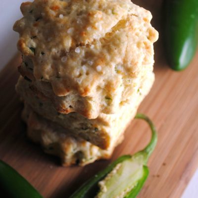 Joy the Baker’s Cheddar Chive and Jalapeño Biscuits