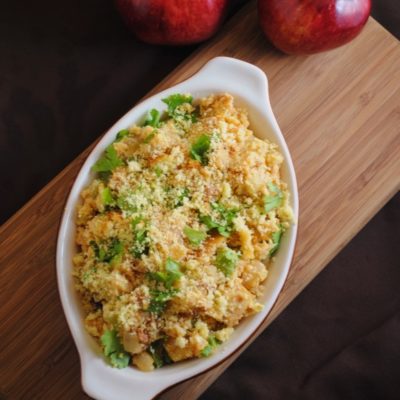 Apple Chorizo Cornbread Stuffing