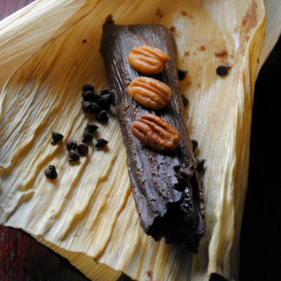 Tamales de Chocolate y Nuez