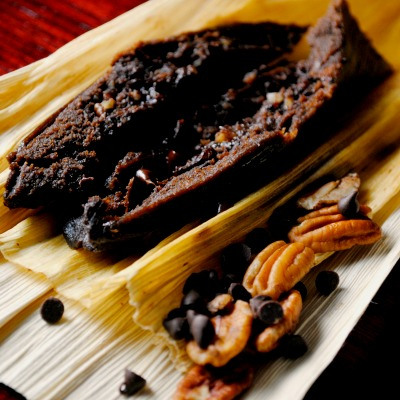 Tamales de Chocolate y Nuez