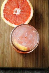 homemade soda, grapefruit soda