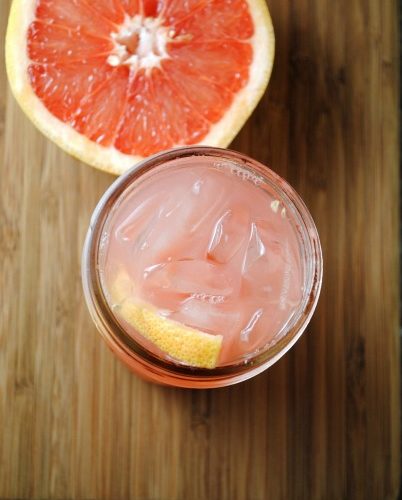 homemade soda, grapefruit soda