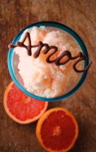 grapefruit granita, ruby red grapefruit,