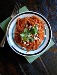 fideo, sopa seca, lent recipe