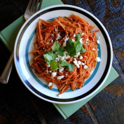 Sopa Seca de Fideo