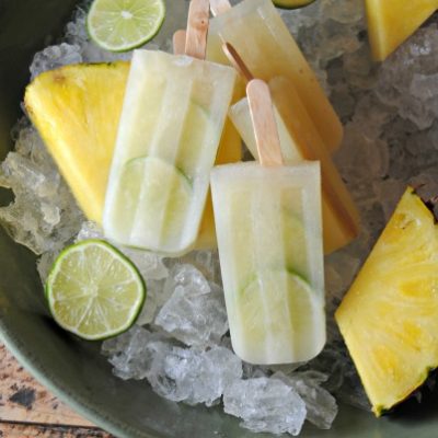 Paletas de Piña y Limón