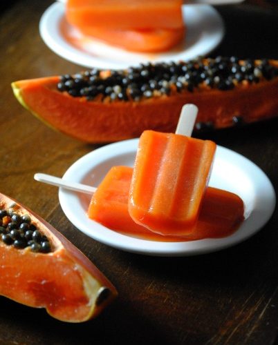 Papaya Pops-Paletas de Papaya