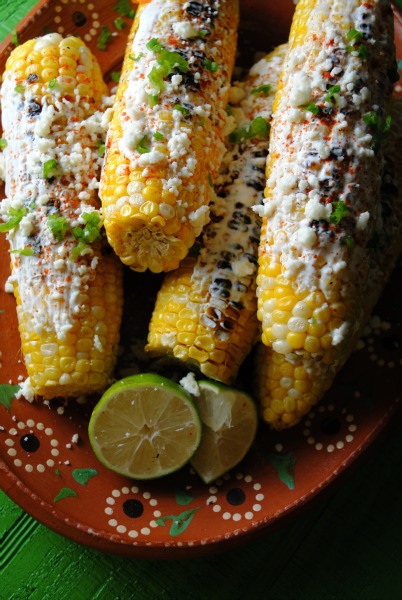 Mexican Roasted Corn, Elotes