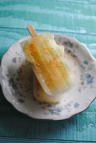Cucumber Lime Chile Pops