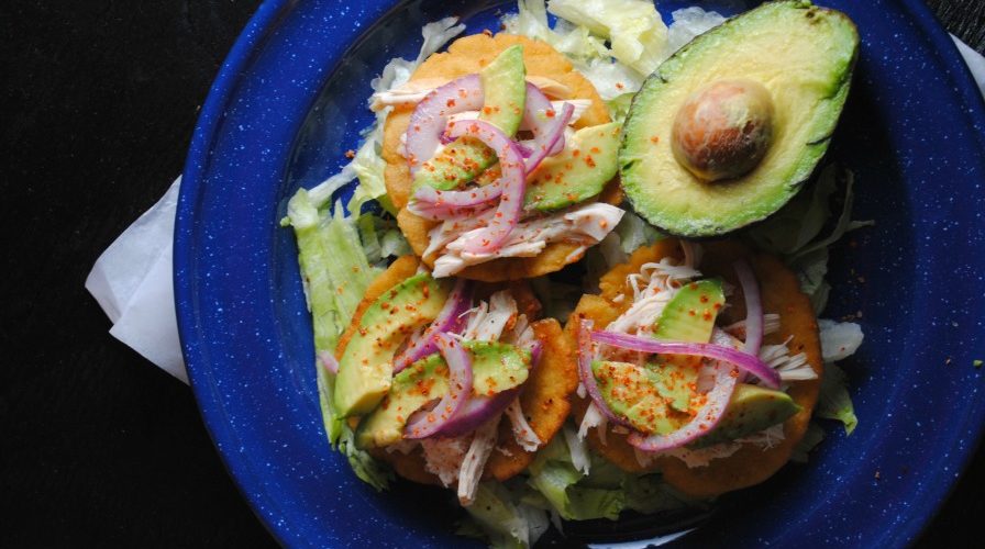 Salbutes - Mexican corn masa appetizer