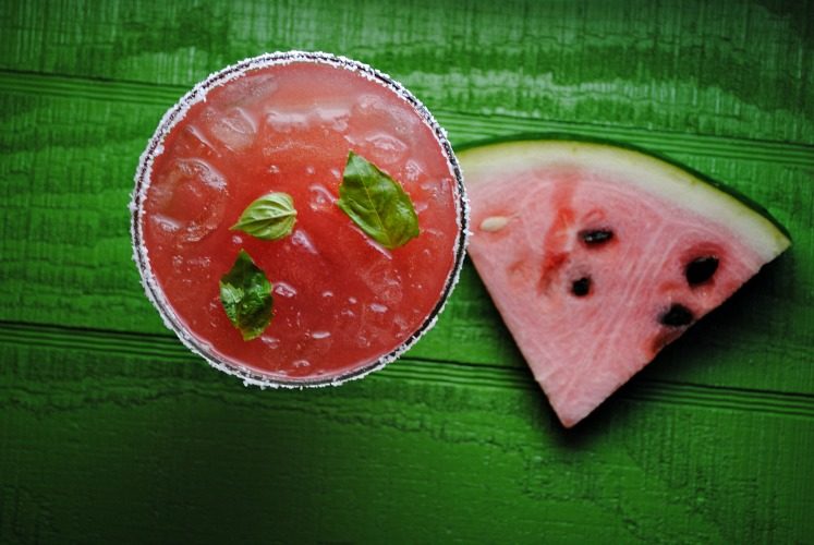 Watermelon Basil Margarita