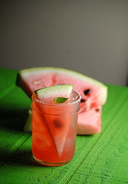 Watermelon Basil Margarita 