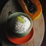 Papaya Lime Ice Cream