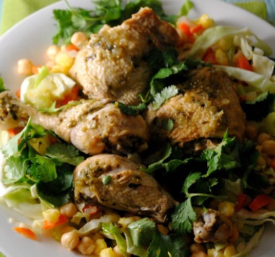 Crock Pot Chicken Verde recipe from sweetlifebake.com