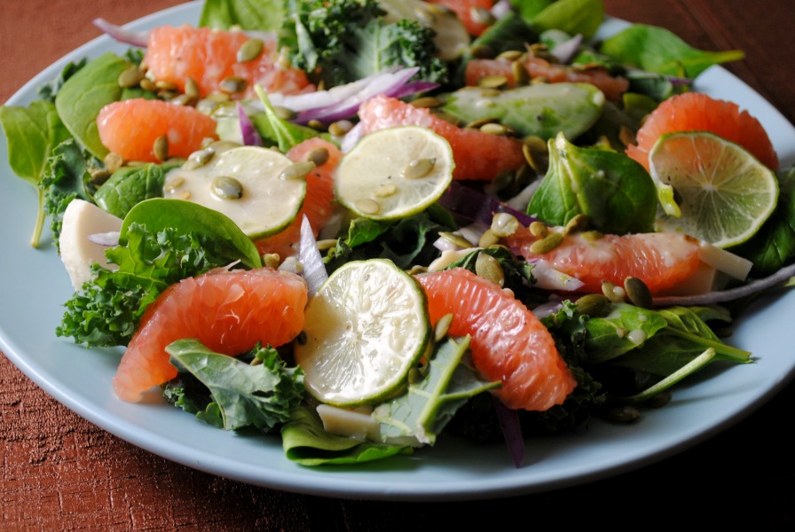 Grapefruit and Hearts of Palm Salad recipe from sweetlifebake.com