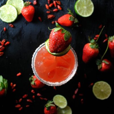 Spicy Strawberry Margarita – Margarita de Fresa Picante