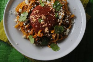 Mexican Fettucine Cabonara