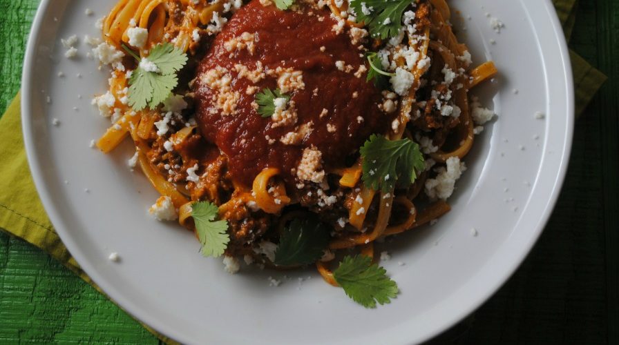 Mexican Fettucine Cabonara