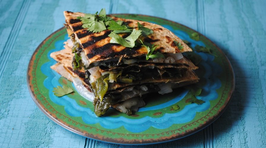 Poblano Quesadillas from sweetlifebake.com