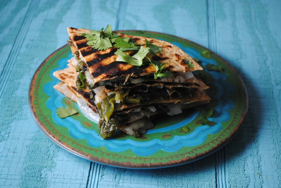 Poblano Quesadillas from sweetlifebake.com