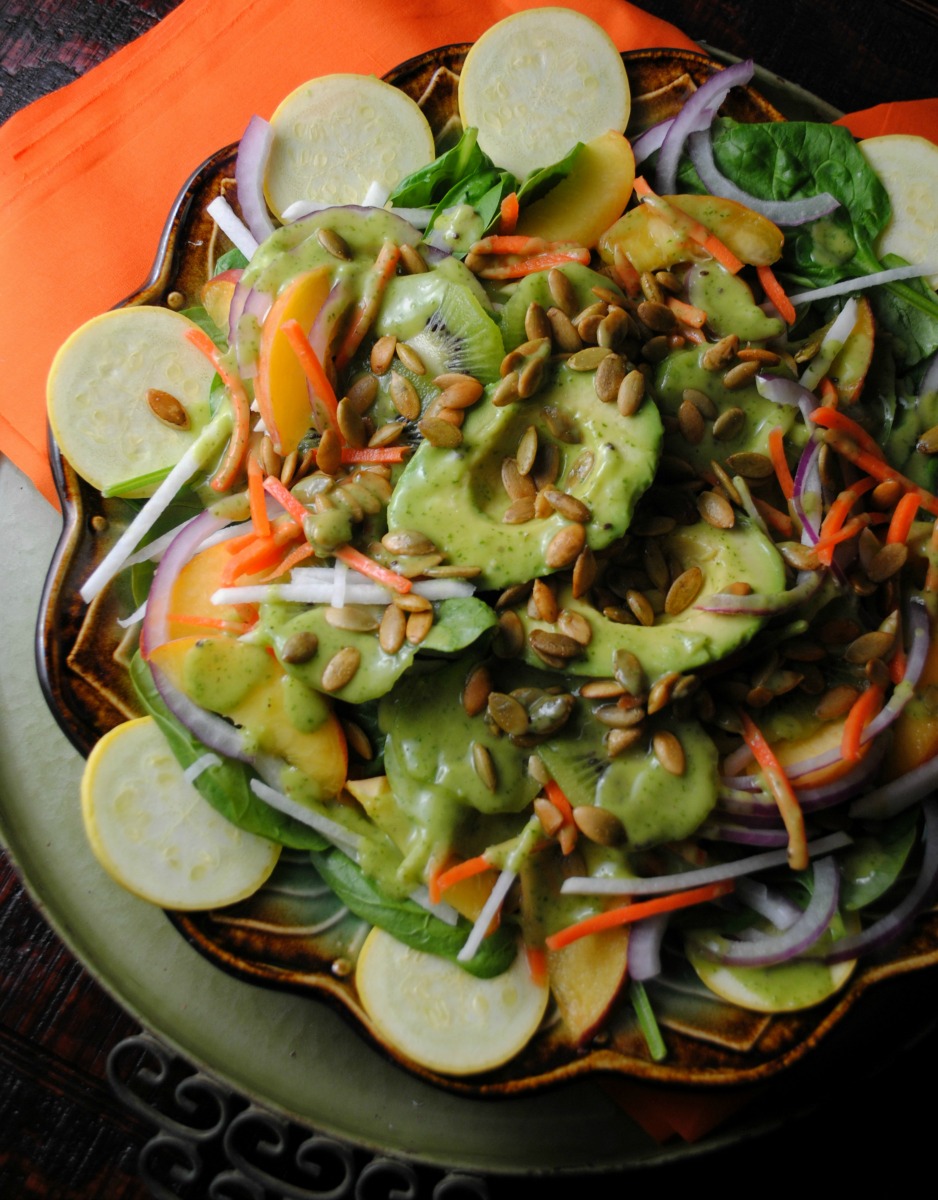 Summer-Salad-avocado-kiwi-dressing-VinaneyRodriguez-sweetlifebake