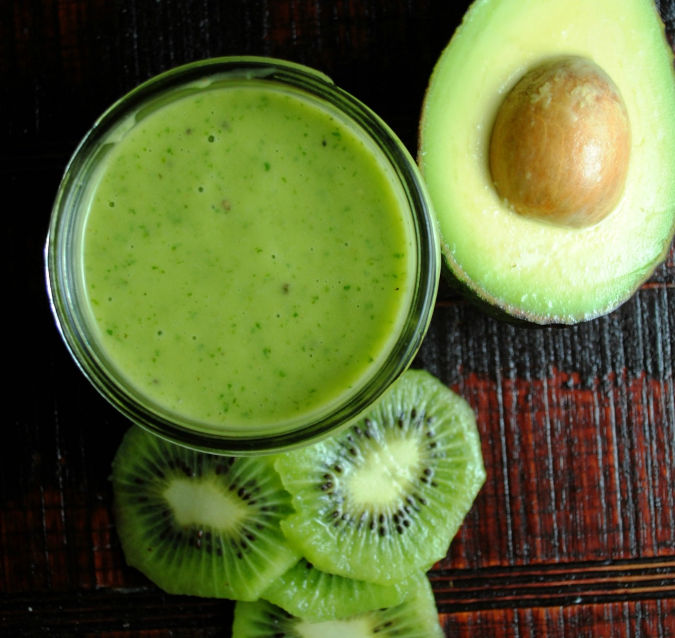 Avocado Kiwi Dressing recipe from Sweet Life