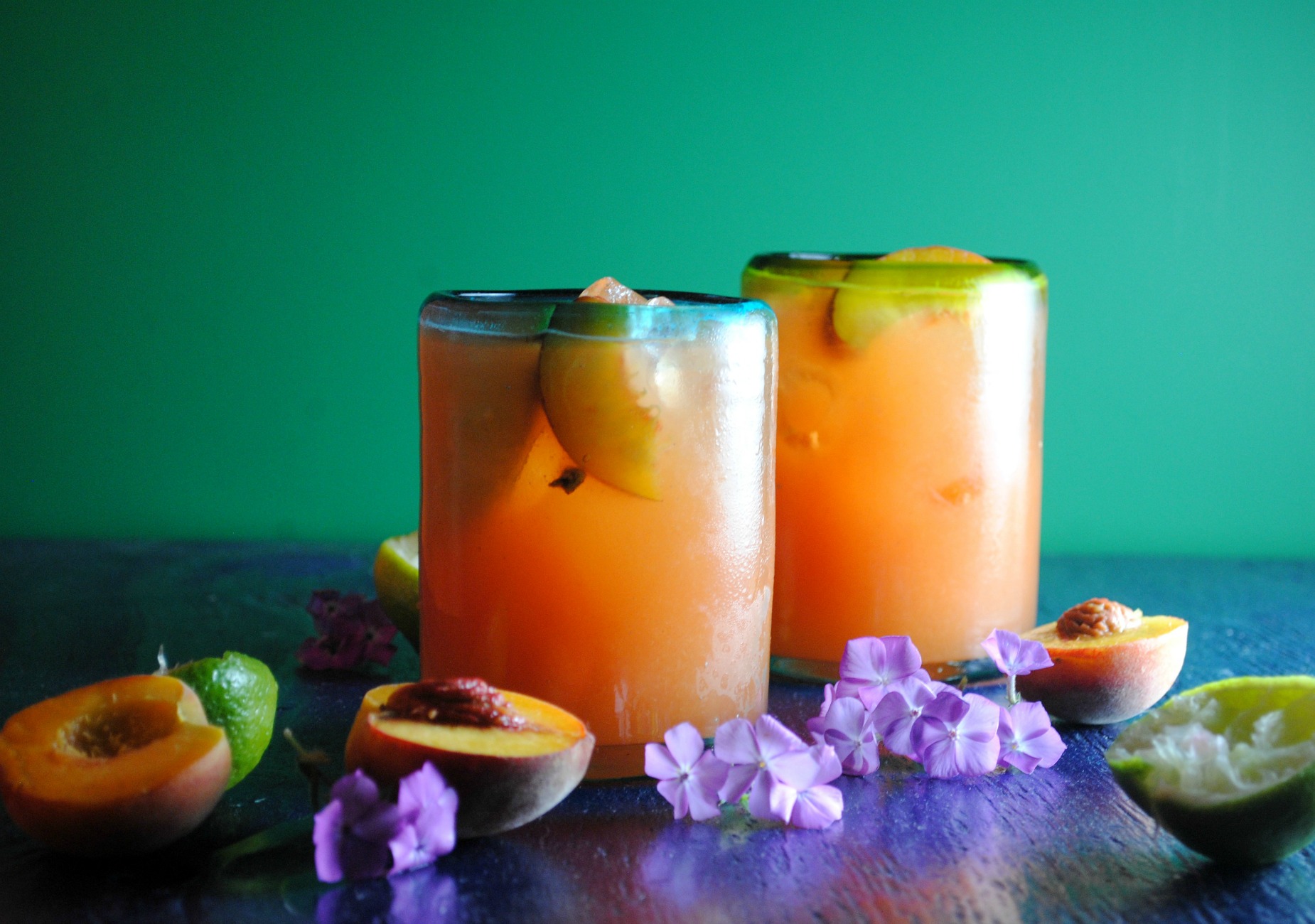 Peach Tequila Sunrise Punch - Cocktail Recipes