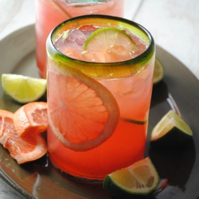 Grapefruit-Cranberry Tequila Cooler