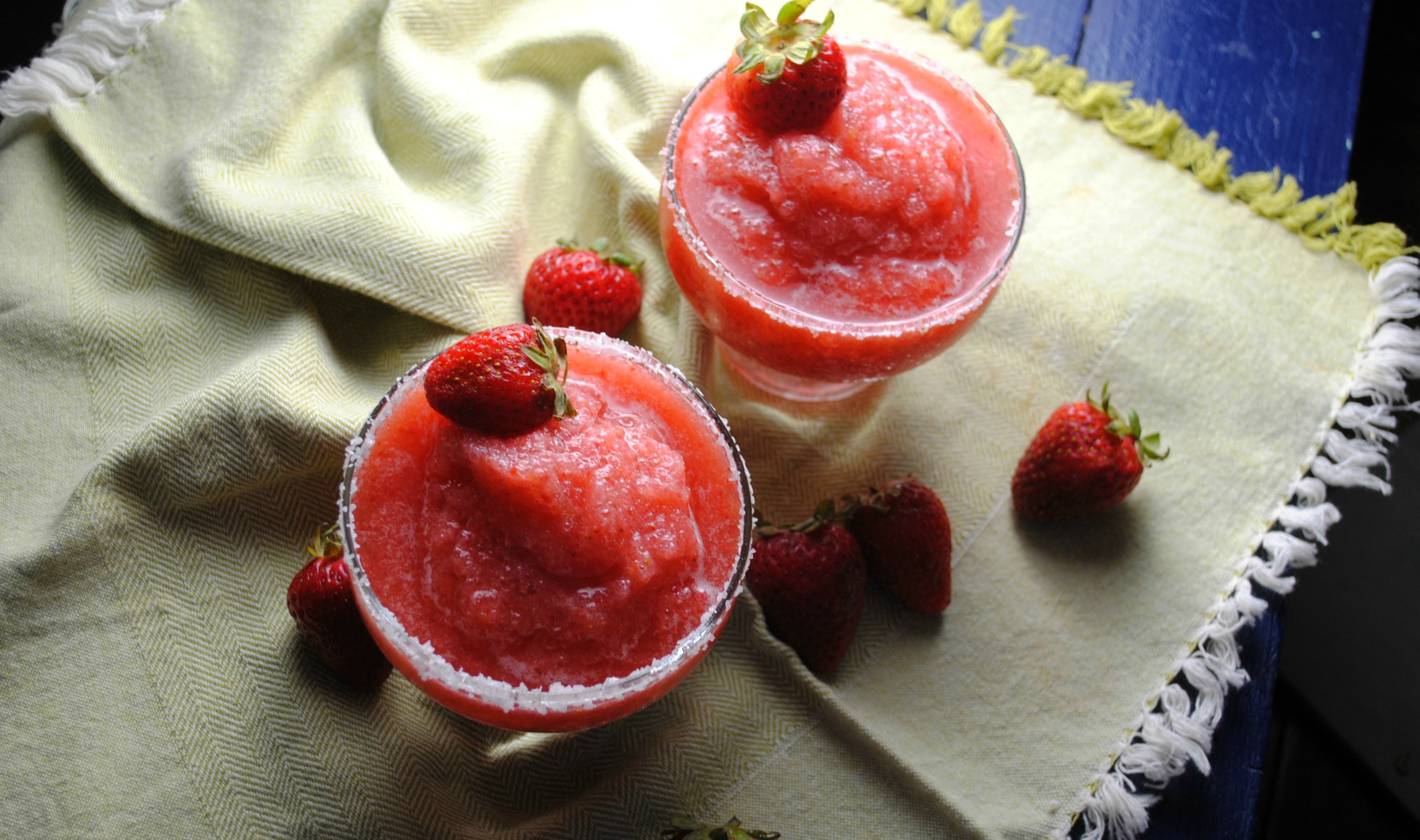 Strawberry Margarita Sorbet Recipe