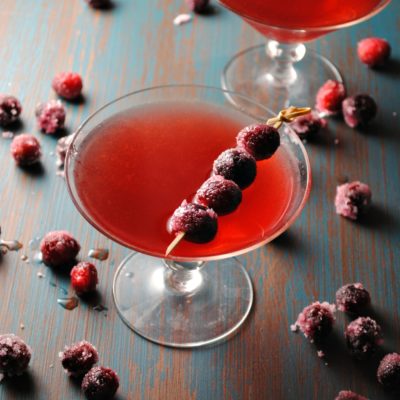 Cranberry Chipotle Martinis