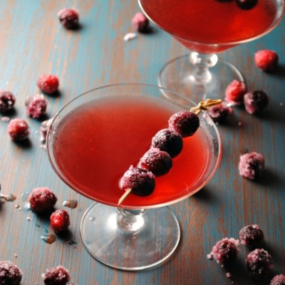 Cranberry Chipotle Martinis