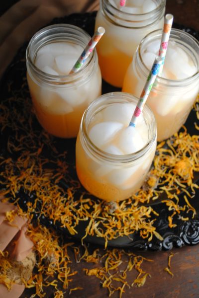 Homemade Marigold Soda