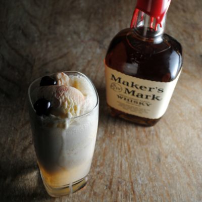 Old Fashioned Cocktail Ice Cream Float
