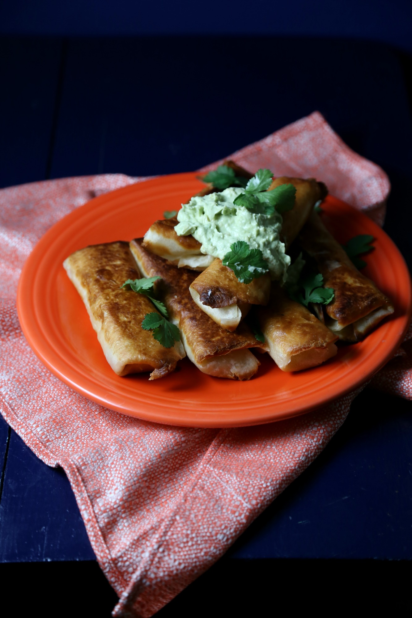 Chicken Chimichangas with Ranchero Sauce