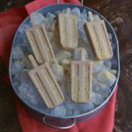 Pumpkin Pie Paletas served in ice