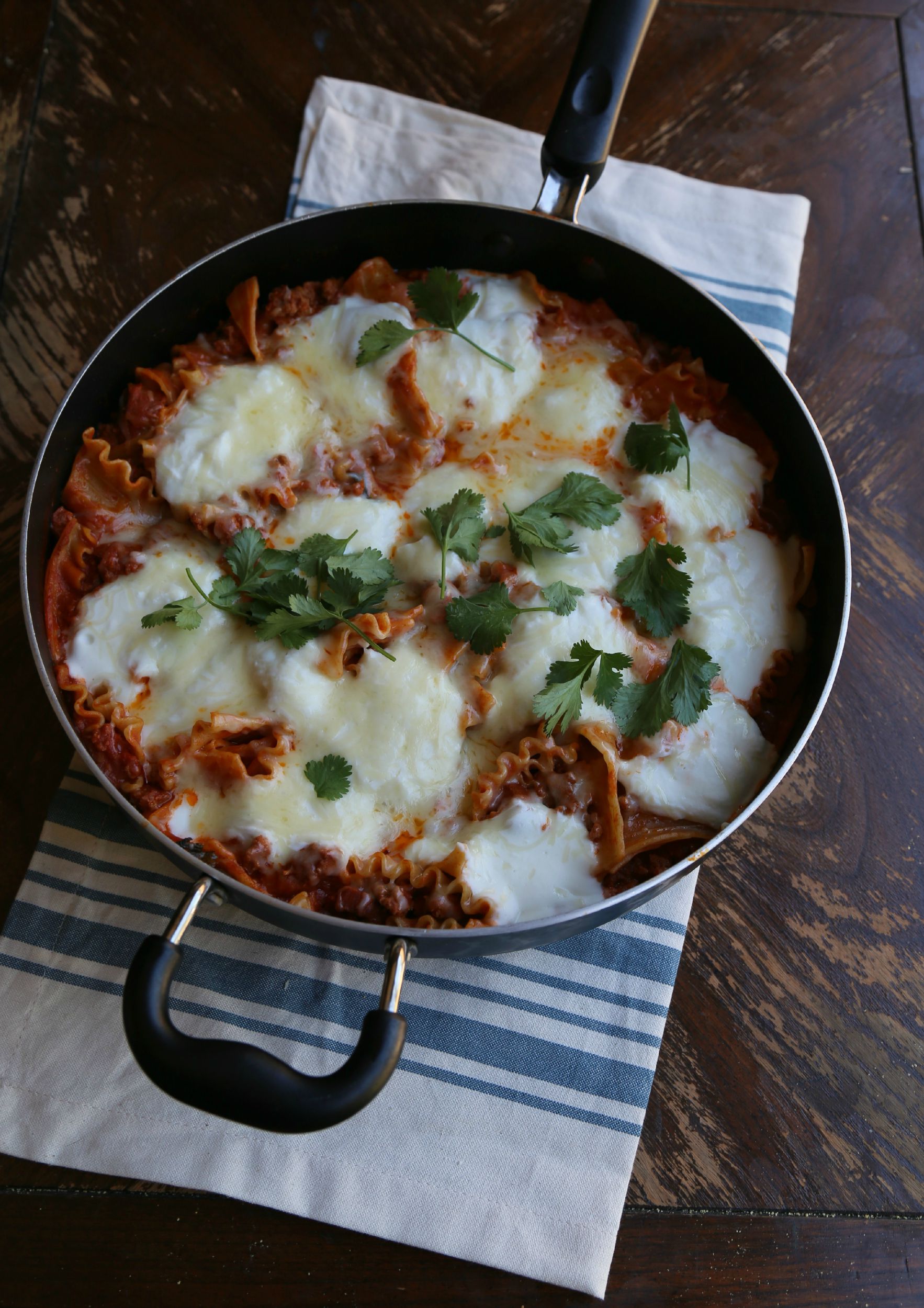 turkey-chorizo-skillet-lasagna-VianneyRodriguez-sweetlifebake