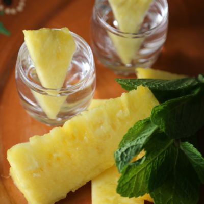 Pineapple-Mint Infused Vodka