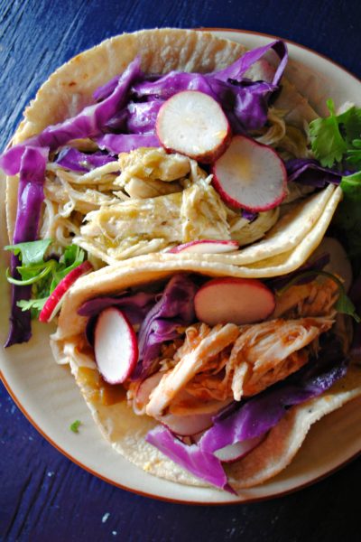 CHICKEN TACOS TWO WAYS