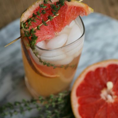 Grapefruit Thyme Mocktail
