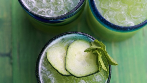 Cucumber Cantaloupe Agua Fresca Recipe (cucumber melon water