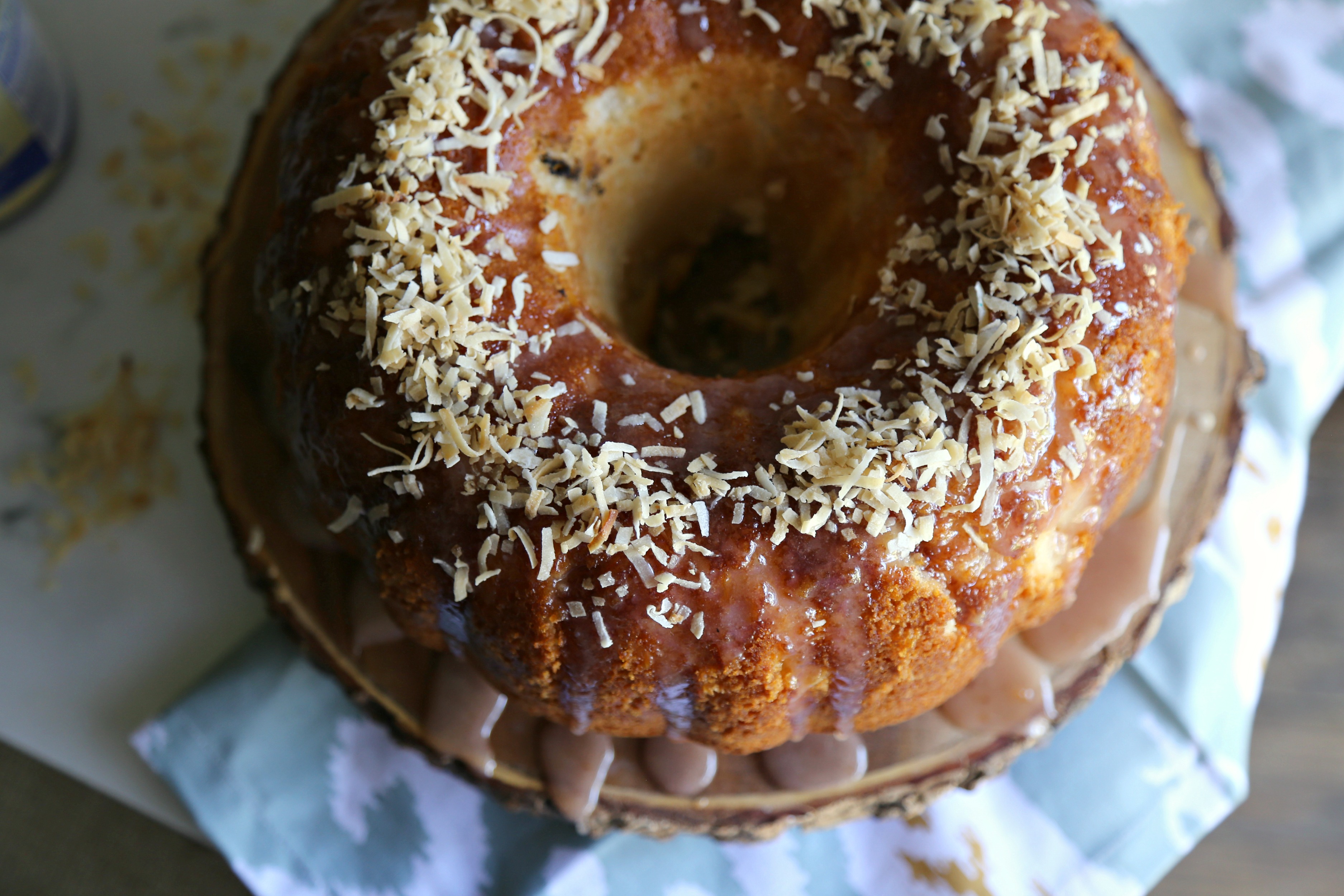 Creamy Coconut Stained Glass Bundt Cake – Dianna's Easy Real Food Recipes